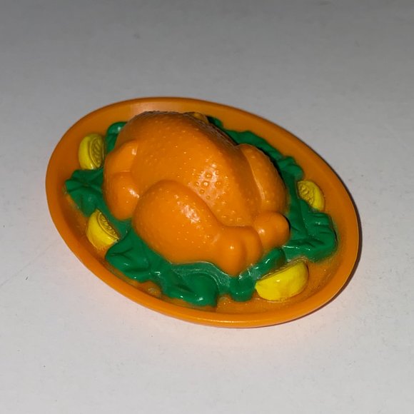 Barbie Brown Oval Platter Dish Turkey With Trimmings Kids Accessory Toy - Picture 3 of 7